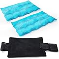 2 Ice Packs for Injuries Reusable, Cold and Hot Packs for Injuries, Joint Pain, Muscle Soreness, and Body Inflammation, Adjustable Ice Packs Wraps for Knees, Back, Shoulders, Arms, and Legs