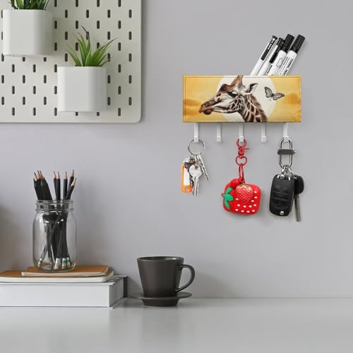 Soporte para llaves de pared para evitar pérdidas de llaveros en el pasillo 6