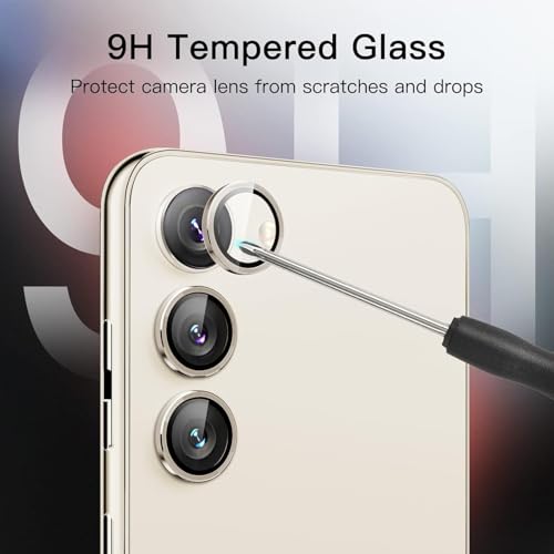 Image of FabeKee for Samsung Galaxy S26 / S26 Plus Camera Lens Protector - 9H Sapphire Glass & Aviation Aluminum Alloy, Anti-Scratch, Bubble-Free Installation, Ultra gold