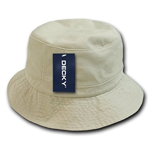 DECKY Polo Bucket Hat, Stone, Large/X-Large