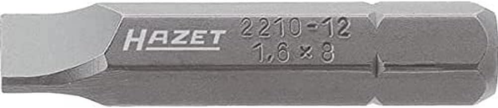Hazet 2210-12 5/16" 1.6X8mm Slot Screwdriver Bit