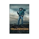 UYYRWEQRTR Yellowstone-Poster, ästhetische Wandkunst, 