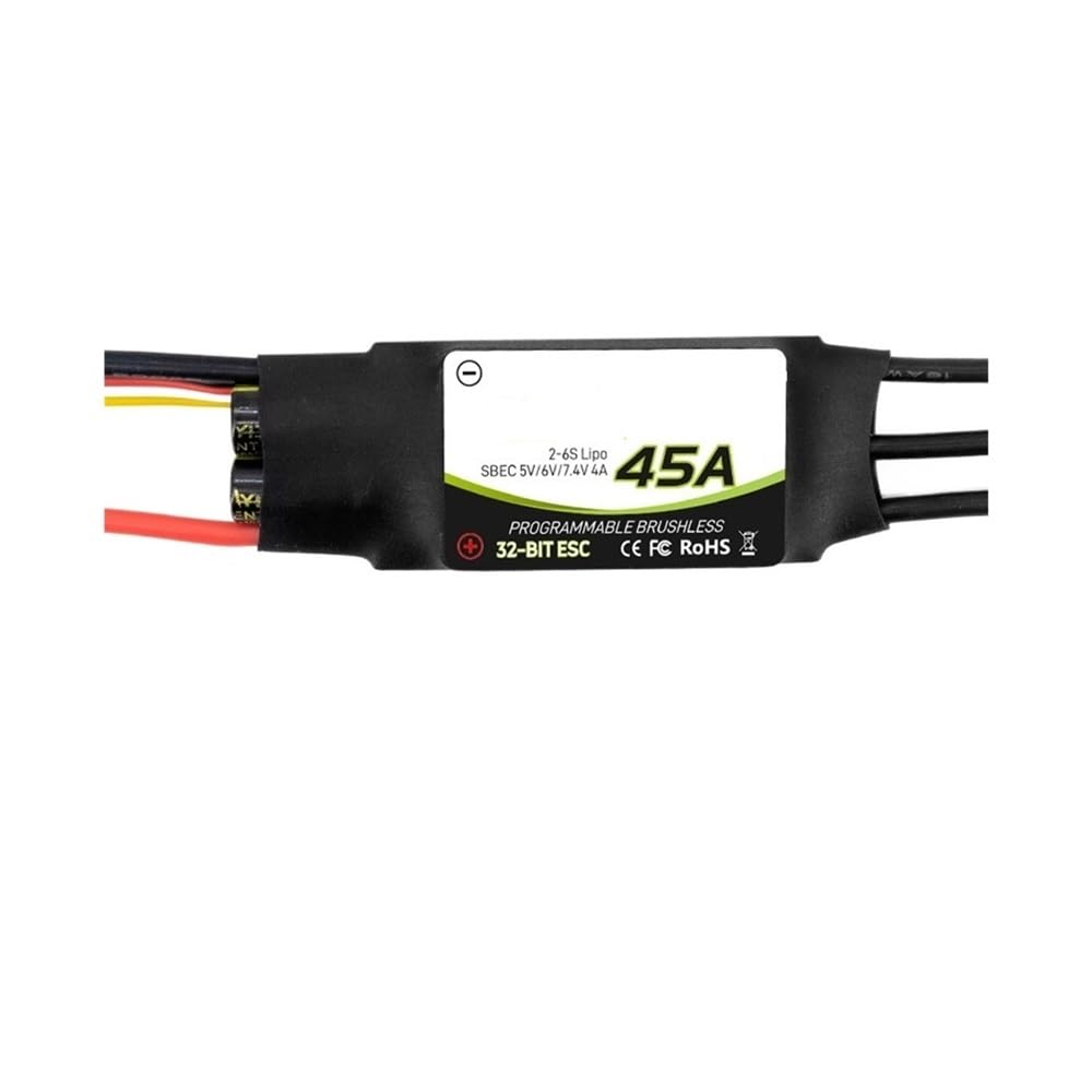 Contrôleur de Vitesse 32 Bits G2 Réponse Ultra-Rapide pour Vol 3D RC 45A