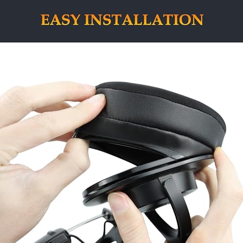 Image of SOULWIT Replacement Earpads for Boat Rockerz 550, Immortal IM 700 /IM1000D /IM 1300 - CG Black