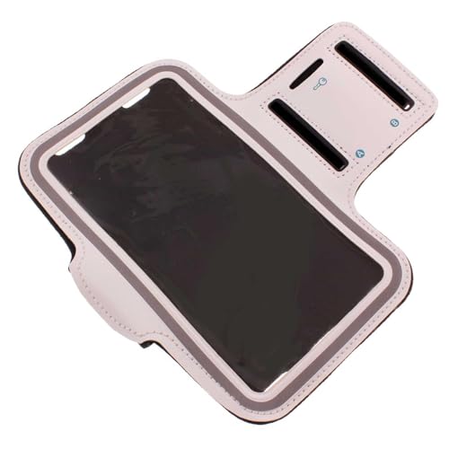 Running Armband Sports White Compatible with Motorola Moto G Power 5G (2020,2021,2022,2023,2024), Gym Workout Case Cover Band Arm Strap