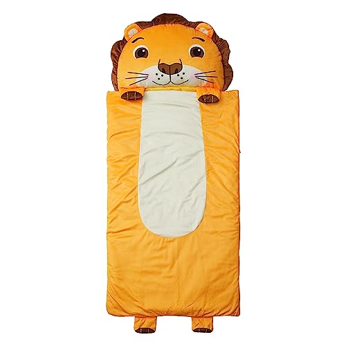 Image of Kid's Nap Buddies Character Preschool Nap Mat, Toddler Sleeping Bag with Pillow for Daycare, Ages 3+