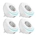 Produktbild Smart Steckdose mit Smart Lampe und 2 USB Ports, Maxcio Home Wlan Steckdose, Intelligente Smart Plug, Kompatibel mit Alexa, Google Home, Maxcio&Smart Life App, Timing Funktion - 4 Packs
