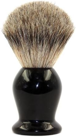 Basic Pure Badger Shaving Brush With Black Handle-Engineered To Deliver the Best Shave of Your Life
