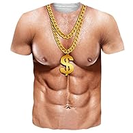 Everyone needs a good T shirt, and the novel and unique pattern makes this one stand out. 95% polyester & 5% spandex; Soft fabric, smooth touch, thin, breathable, and comfortable. Fade-resistant; Shrink resistant; No pilling. The Realistic 3D printed...