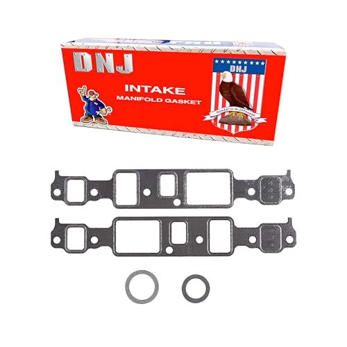 Image of DNJ IG3126 Intake Manifold Gasket Set for 1987-1992 Chevrolet, GMC, Oldsmobile Astro, Bravada, C1500 4.3L V6 12V OHV 262cid