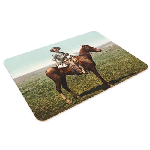 Sets de table souples liège grand format 39,5x28,5 cm napperons western - 3
