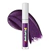 Black Radiance Cross Colours Metallic Liquid Lip, Moisture-Rich Ultra Glossy Finish, Pigment-Loaded Formula with Micro Glitter, Soft Paddle Applicator, Cruelty-Free - Hyped Up Purple