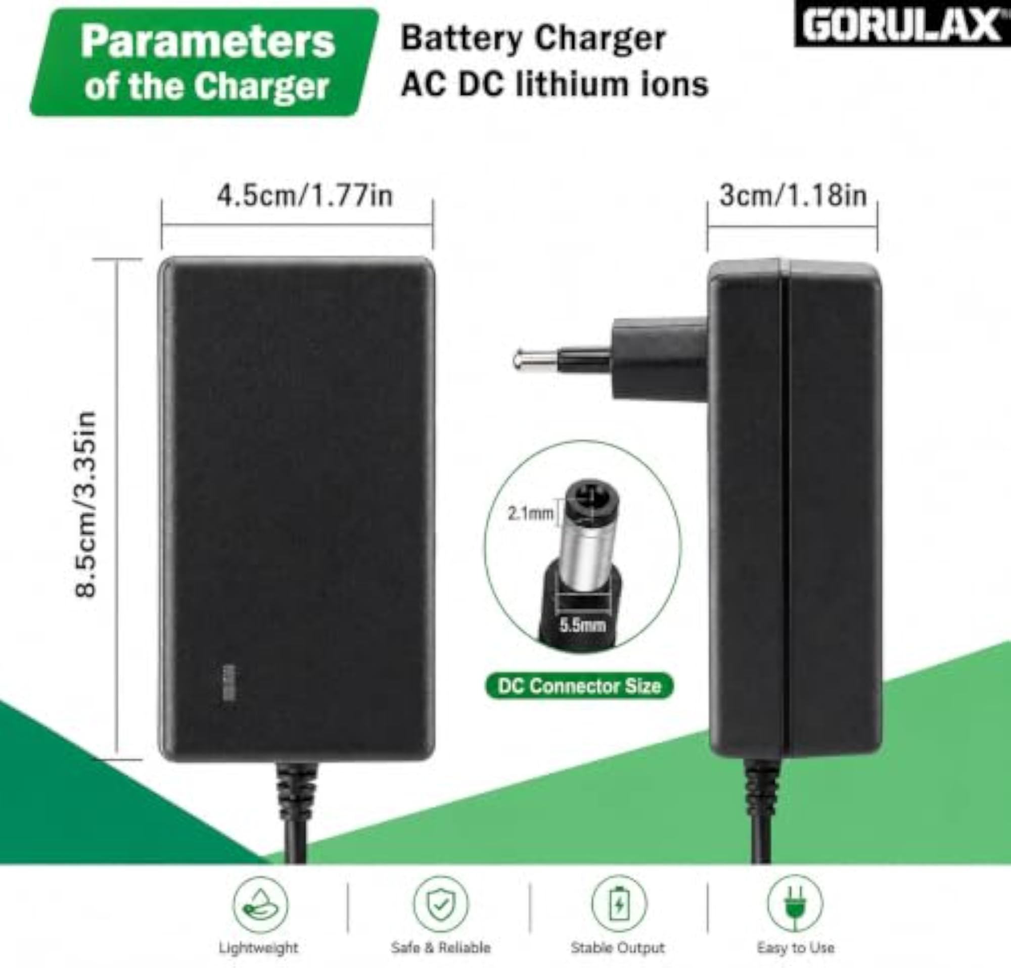 48V Li-Ion 12000mAh Rechargeable Battery with Charger