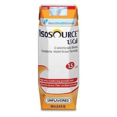 Isosource 1.5 Cal with Fiber Unflavored 250ml Brikpaks 24/Case