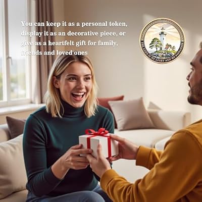 The Lord is My Light and My Salvation Religious Challenge Coin, Psalm 27:1 Inspirational Token Christian Gift Faith Charm