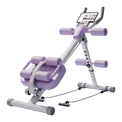 折りたたみ式 腹筋マシーン 1台6役 高さ調節可能 自宅用トレーニングベンチ 腹筋クランチ器具 ローマンチェア ドローコード付き 安定設計 ダイエット フィットネス機器