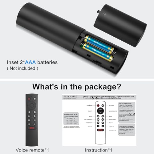 image for LOUTOC Voice Replacement Remote Control for NVIDIA Shield TV and NVIDI