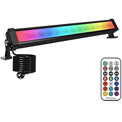 CLY Foco LED RGB 42W con Control Remoto IP66 Cover