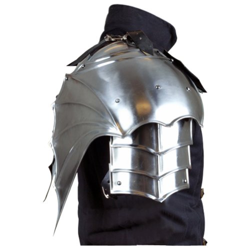 Armor Venue - Gothic Gorget With Pauldrons - Metallic - One Size Armour #TOP1