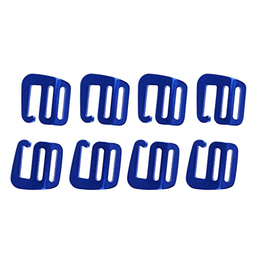 Hebillas de gancho de 25mm Kesoto de 1 pulgada para correas de mochilas y bolsos deportivos 4