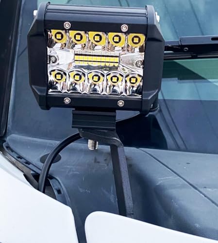 Soportes de luces LED para pilar A de F150 con anclaje antivibración 6