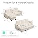 LINSY HOME Sectional Sleeper Sofa Pull Out Couches for Living Room (Beige, Sleeper Sofa 1)