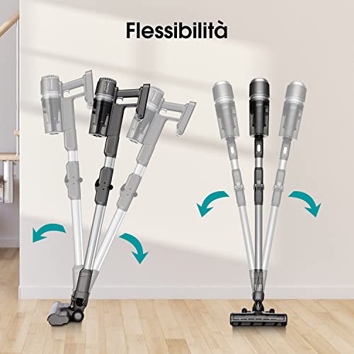 SCOPA ELETTRICA HISENSE HVC6264BK, Senza sacco, 150 W - 5