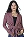 GURU-SHOP, Camisa Wrap, Jersey de Punto de Algodón, Rosa Antiguo, Sintético, Tamaño:38,...