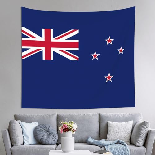 Tenture drapeau Nouvelle-Zélande JEJEA pour habiller un grand mur vide