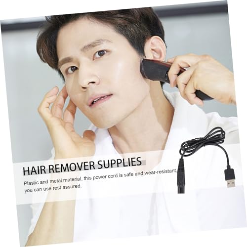 2pcs Shaver Charging Cable Electric Razor Supply Adapter Cord Razor Charger Liner Power Cord Shaver Charging Supplies Razor Charging Cord Razor Supplies Charger Cable Metal Lining - Thumbnail 6