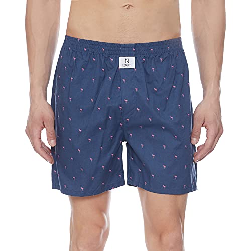Image of Longies Men's Cotton Printed Regular Boxer Shorts