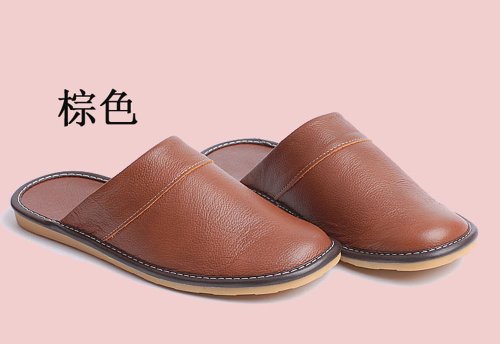 "Eagle iRoot" Creative Japanese Full Grain Leather Indoor Scuff Slipper, Offers Extraordinary Comfort in Width. Euro-Com