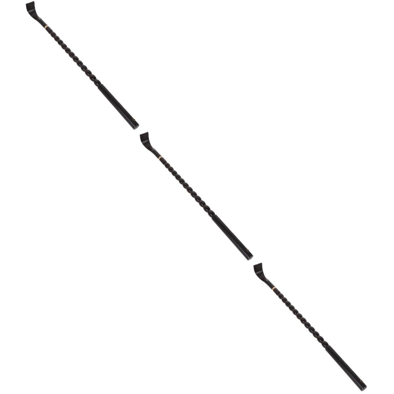 SHERCHPRY 3 Piezas cosquillas rascador de espalda herramienta masajistas largo rascador de cuerpo rascadores de espalda automasajeador de espalda raspador ébano Black