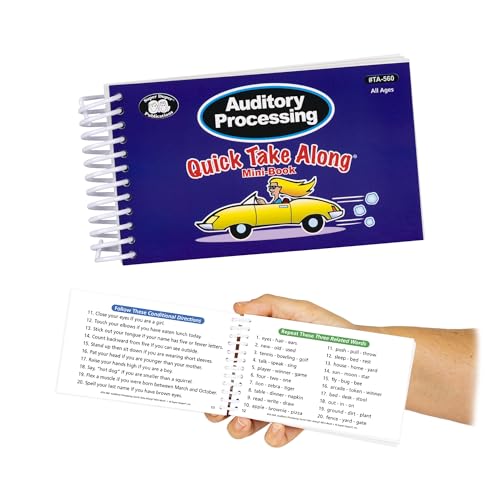 Super Duper Publications | Auditory Processing Quick Take Along® Mini-Book|