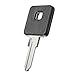 Iris-Shop - 2PCS Motorcycle Ignition Key Blank For Harley-Davidson Sportster 1200 883 Black
