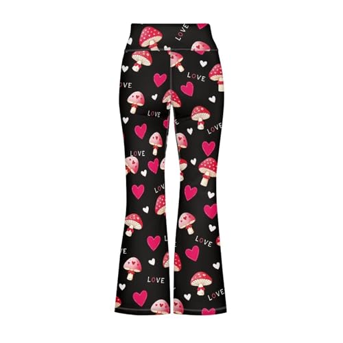 Flare Leggings for Girls 5-12Y High Waisted Bootcut Dance Yoga Pants Soft Stretchy Bell Bottoms Athletic Leggings3