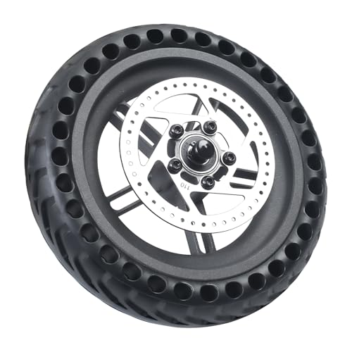 Roue arrière Xiaomi M365 1S pneu alvéolé 8.5" complet avec jante et disque de frein 110mm