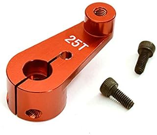 Integy RC Model Hop-ups C28808RED Billet Machined 25T Servo Arm for Arrma 1/8 Kraton 6S BLX