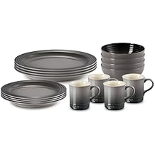 Le Creuset Stoneware Dinnerware Set, 16 pc., Oyster