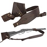 WAYNE'S DOG No Drill Leather Rifle Sling...
