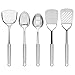 Best Choice Products 29-Piece Stainless Steel Kitchen Cookware Utensils Set w/Spatulas, Can and Bottle Openers, Measuring Cups, Whisk, Ladles, Tongs, Pizza Slicer, Grater, Strainer, Silver