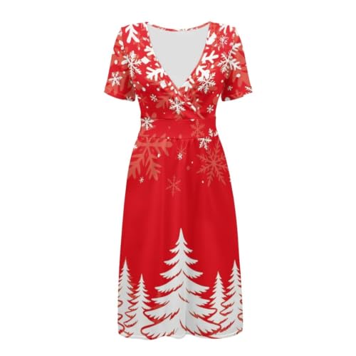 Image of Women's Summer Dresses Short Sleeve Formal Dresses with Pockets | Lightweight Quick‑Dry Soft Comfortable 2026 Fashion Dresses Loose Plus‑Size High‑Waisted