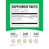 BulkSupplements.com Noni Extract Capsules - Noni Fruit 500mg, Superfood Supplement, Noni Fruit Supplement - Gluten Free, 1 Capsule per Serving, 240 Veg Capsules (Pack of 1)