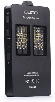 AUNE B1 Headphone Amplifier Individual Component-Made HiFi Class A Portable AMP (black)