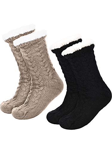 Chaussons chaussettes pour femmes chaussettes pantoufles d'hiver