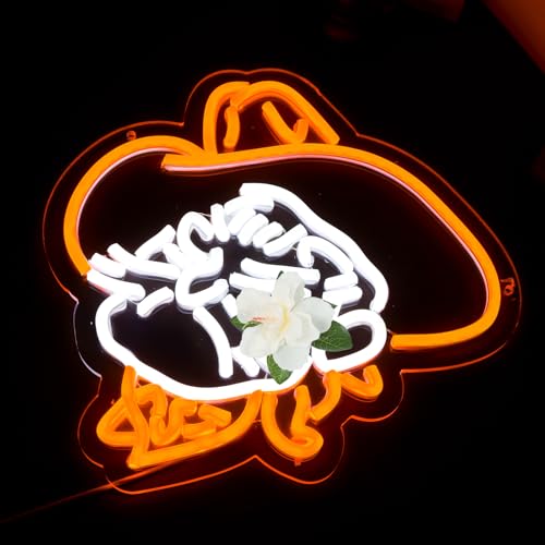 Image of Balanar University Neon Signs for Wall Decor,Dimmable Basketball Team Neon Sign for Bedroom, Bar, Office, Man Cave Best Gifts for Rodeo Enthusiast, Birthday, Christmas12.1 * 12.2inch