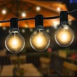 ✨💧【IP45 Impermeable & Inastillable】La guirnalda luces exterior con impermeabilidad profesional IP45, independientemente de la estación y el clima, en condiciones desfavorables como calor, frío, viento, lluvia, nieve, etc, pueden usar bien en exteriores e interiores. La cadena de luces emite una luz 2700K blanca cálida, lo que hace que las bodas, fiestas festivales o citas sean más románticos y cálidos. Además, es una decoración ideal para jardines, patios, terrazas, pérgola y cualquier ocasión.