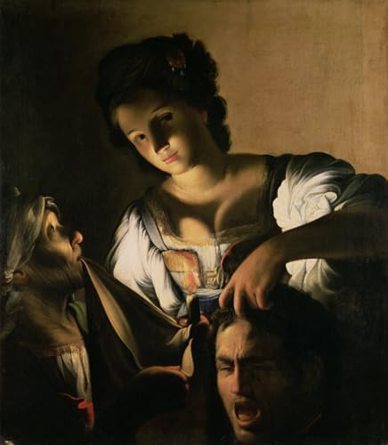 Lienzo Judith con la cabeza de Holofernes Carlo Saraceni poster clásico 60x90