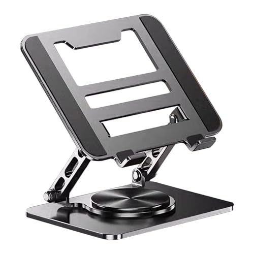 Support PC portable rotatif 360 avec dissipation de chaleur et hauteur réglable