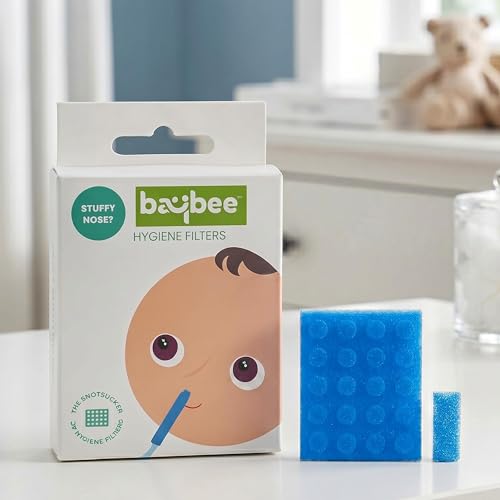 Image of Baybee Nasal Aspirator for Baby, Cold Relief Vacuum Nose Cleaner for Baby (to be Used with BAYBEE Nasal Aspirator) Hygiene Filter (Filter)